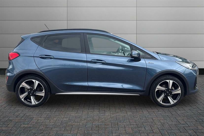 Ford Fiesta 1.0 Ecoboost Hybrid Mhev 125 Active FJ23OHD Blue #4