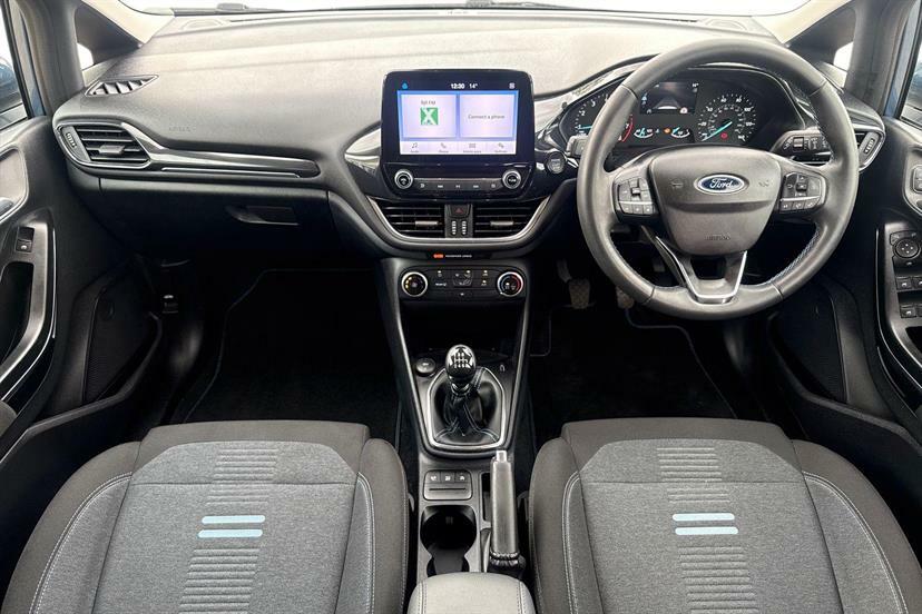 Ford Fiesta 1.0 Ecoboost Hybrid Mhev 125 Active FJ23OHD Blue #6
