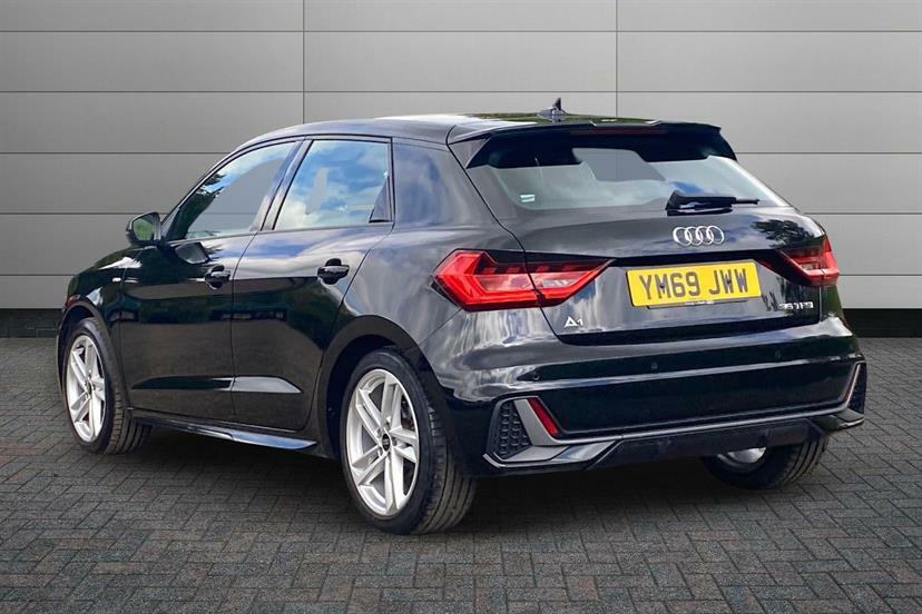 Audi A1 35 Tfsi S Line S Tronic YM69JWW Black #3