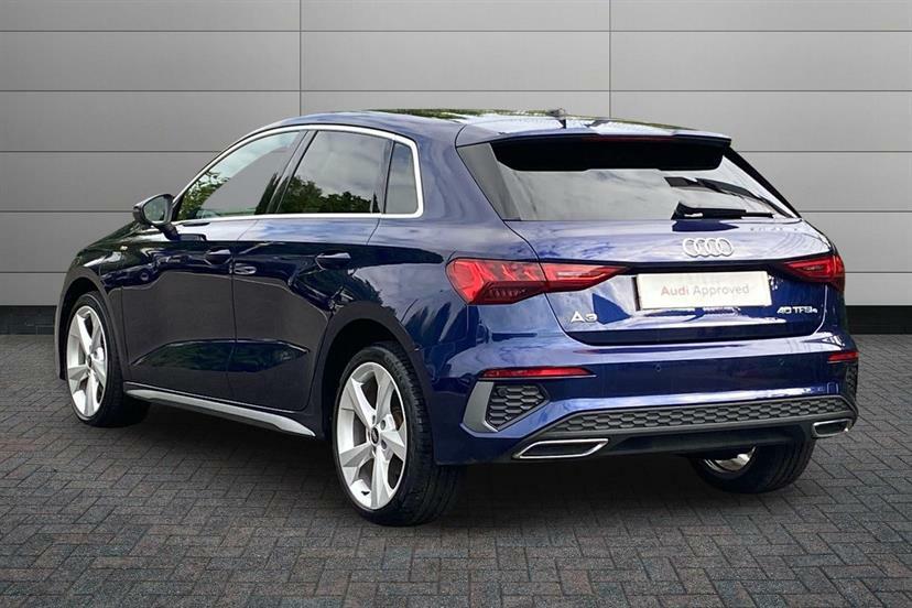 Audi A3 40 Tfsi E S Line S Tronic WR22DNE Blue #3