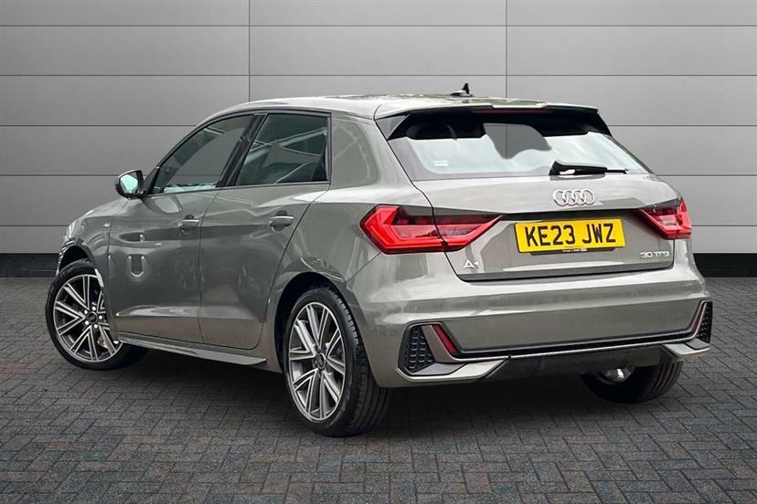 Audi A1 30 Tfsi 110 S Line S Tronic Tech Pack KE23JWZ Grey #3