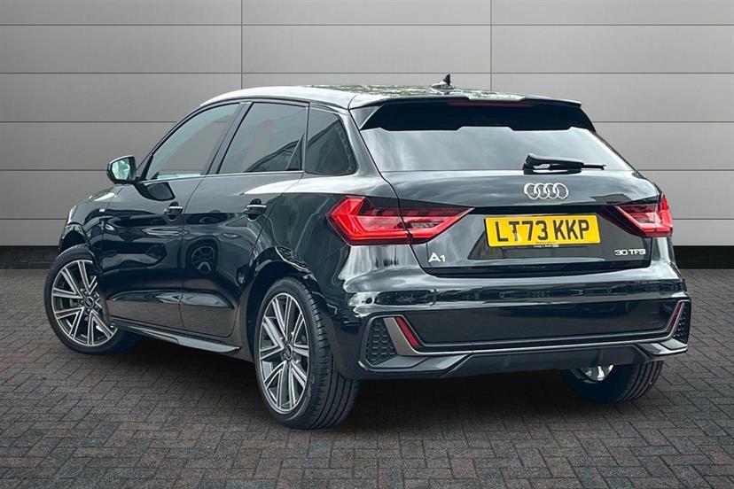 Audi A1 30 Tfsi 110 S Line S Tronic LT73KKP Black #3