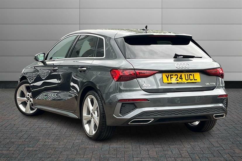Audi A3 35 Tfsi S Line S Tronic Tech Pack YF24UCL Grey #3