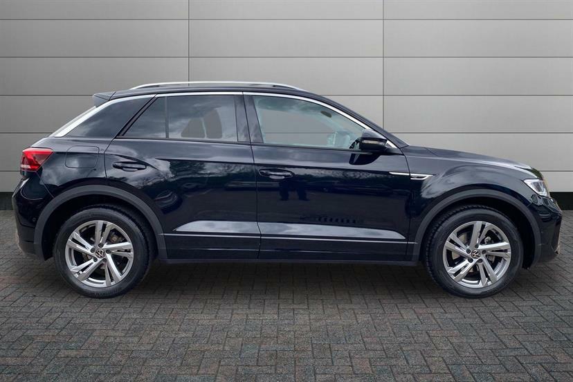 Volkswagen T-Roc 1.5 Tsi R-line Dsg LL25KRX Black #4