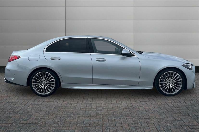 Mercedes-Benz C Class C200 Amg Line Premium 9G-tronic Silver #3