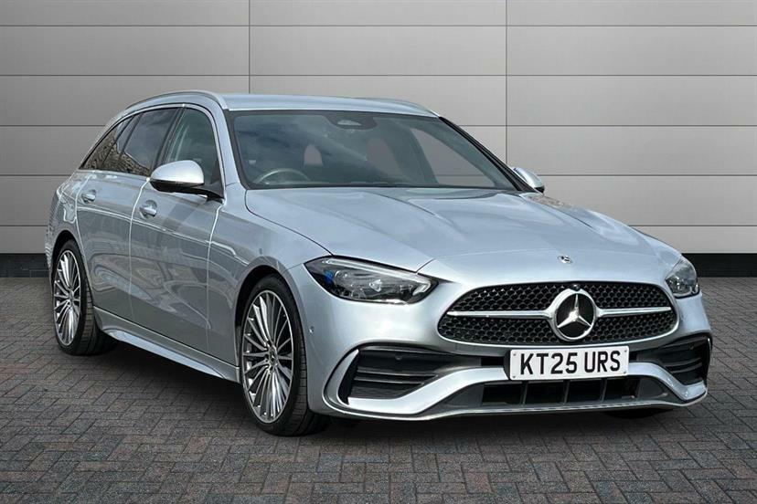 Mercedes-Benz C Class C300d Amg Line Premium 9G-tronic Silver