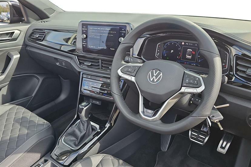 Volkswagen T-Roc 1.5 Tsi R-line Dsg DE26WRV Black #6