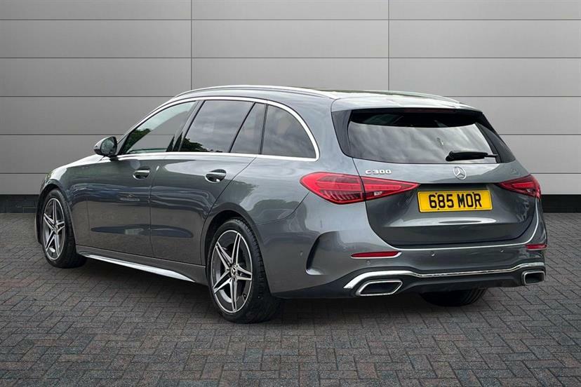 Mercedes-Benz C Class C300 Amg Line 9G-tronic Grey #2