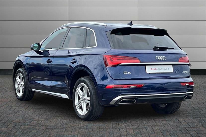Audi Q5 40 Tdi Quattro S Line S Tronic AV23YNU Blue #3