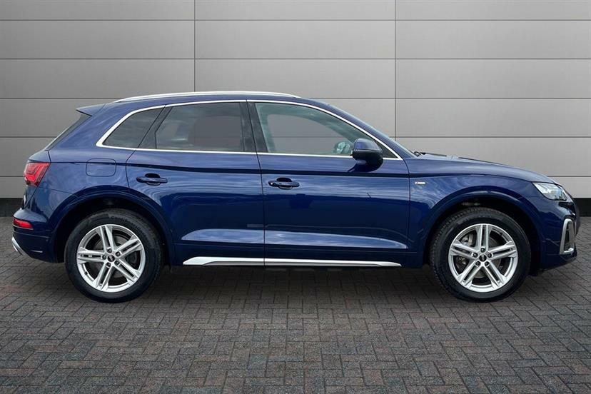 Audi Q5 40 Tdi Quattro S Line S Tronic AV23YNU Blue #4