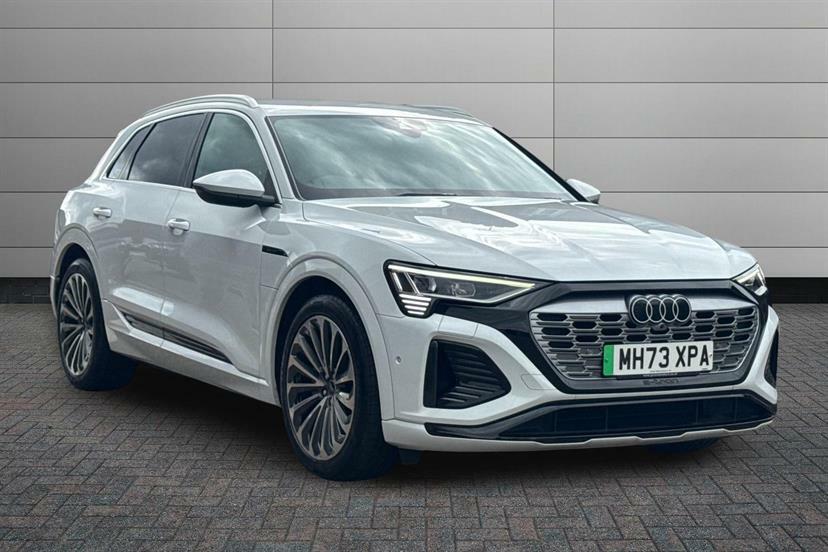 Audi Q8 e tron 300Kw 55 Quattro 114Kwh S Line White