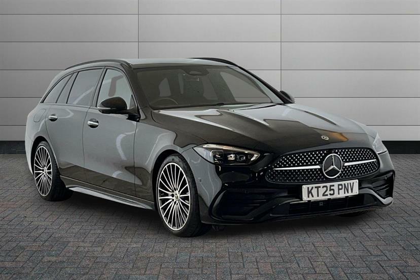 Mercedes-Benz C Class C300 Amg Line Premium Plus 9G-tronic Black
