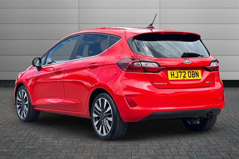 Ford Fiesta 1.0 Ecoboost Hybrid Mhev 125 Titanium X HJ72OBN Red #3
