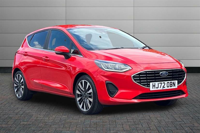 Ford Fiesta 1.0 Ecoboost Hybrid Mhev 125 Titanium X Red