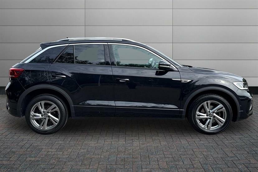 Volkswagen T-Roc 1.5 Tsi R-line Dsg MM22KVA Black #4
