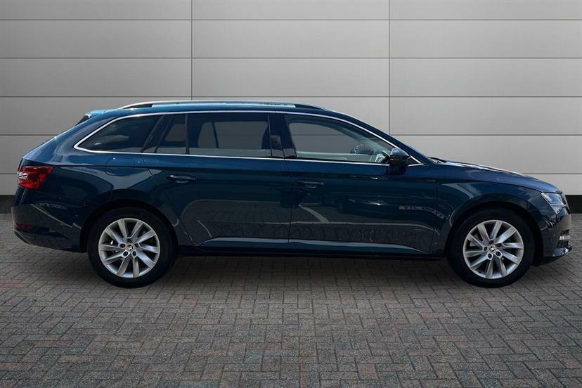 Skoda Superb 2.0 Tdi Cr Se Technology Blue #4