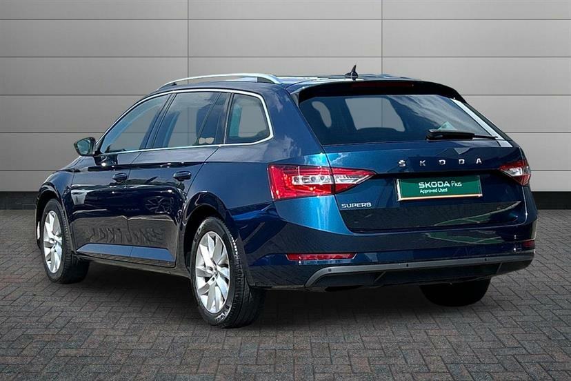 Skoda Superb 2.0 Tdi Cr Se Technology Blue #3