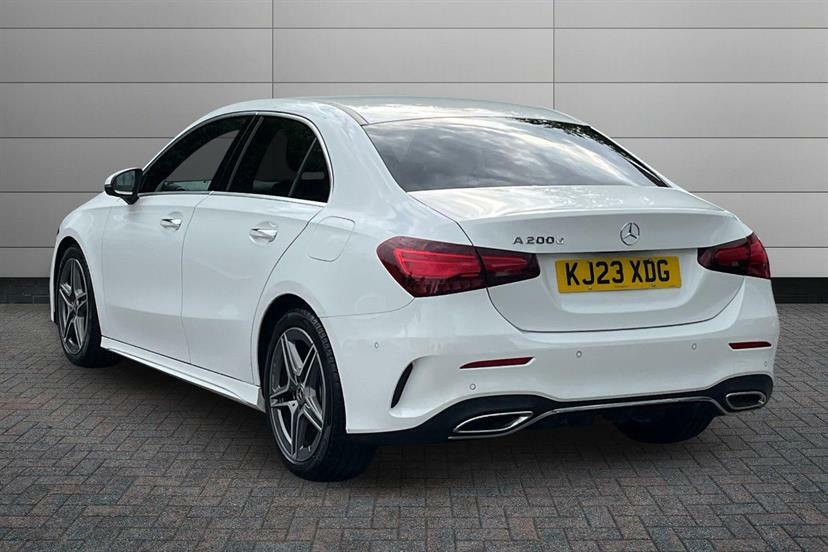 Mercedes-Benz A Class A200d Amg Line Executive White #2