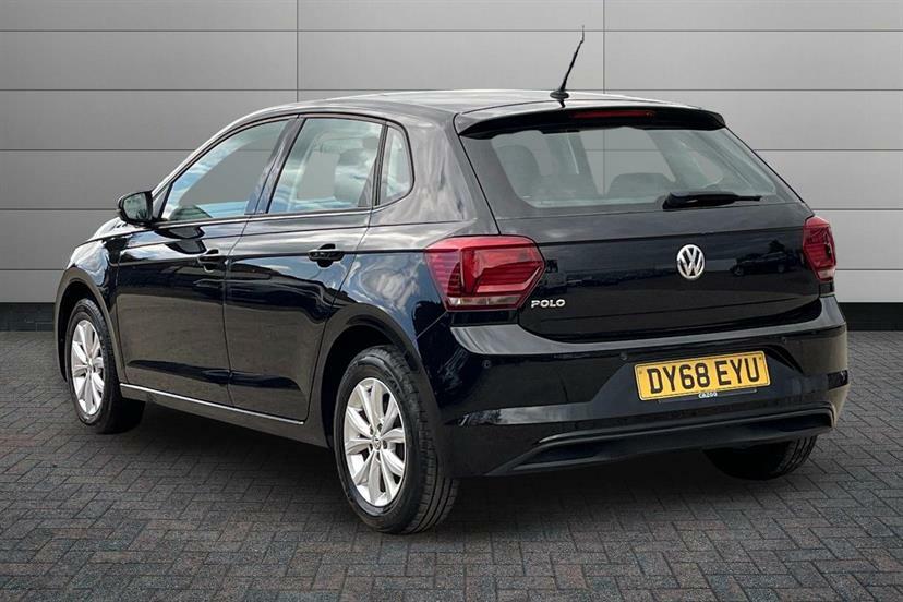 Volkswagen Polo 1.0 Tsi 95 Se DY68EYU Black #3