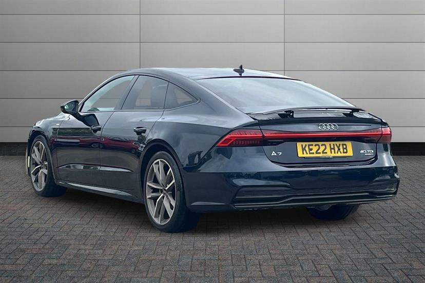Audi A7 40 Tdi Quattro Black Edition S Tronic Cs Blue #3