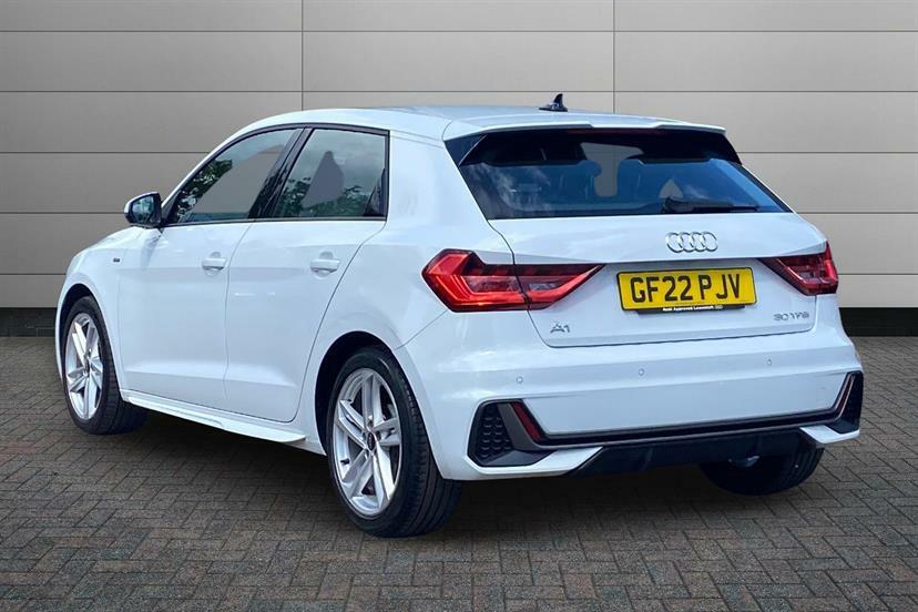 Audi A1 30 Tfsi 110 S Line S Tronic Tech Pack GF22PJV White #3