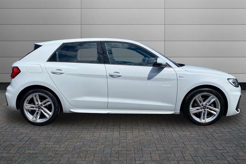 Audi A1 30 Tfsi 110 S Line S Tronic Tech Pack GF22PJV White #4