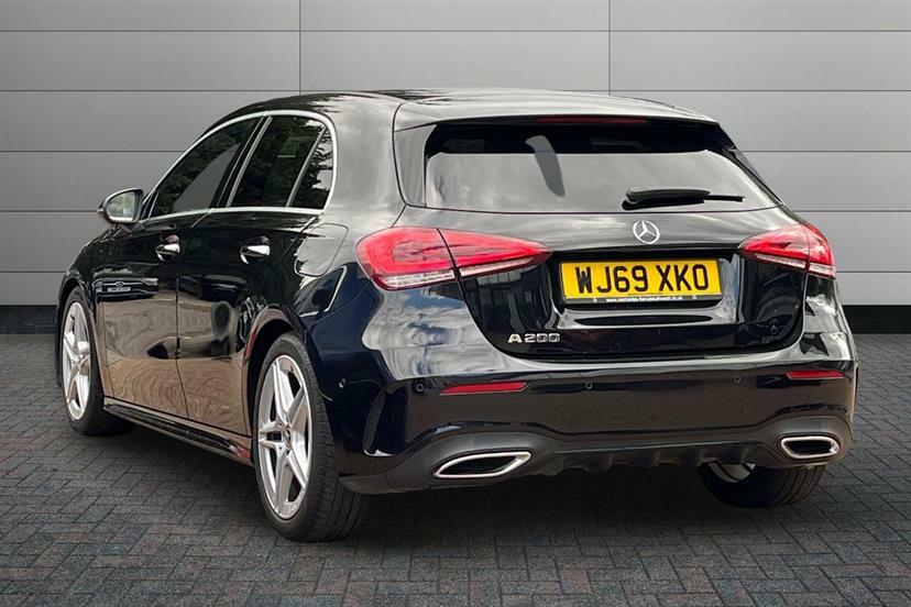 Mercedes-Benz A Class A200 Amg Line Premium WJ69XKO Black #2