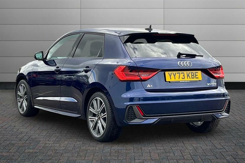 Audi A1 30 Tfsi 110 S Line S Tronic YY73KBE Blue #3