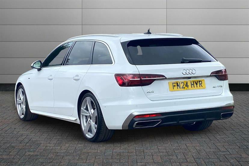 Audi A4 40 Tfsi 204 S Line S Tronic Tech Pack FN24HYR White #3