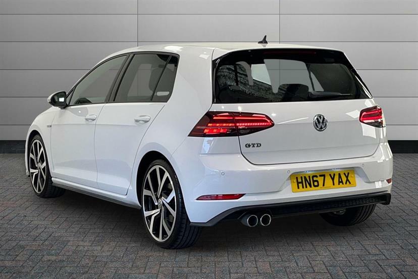 Volkswagen Golf 2.0 Tdi 184 Gtd Dsg HN67YAX White #3