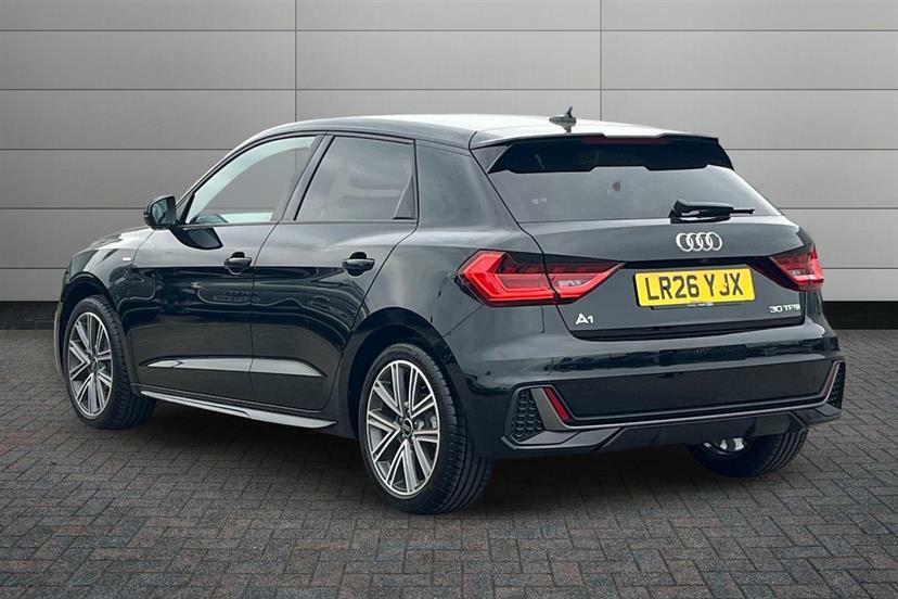 Audi A1 30 Tfsi S Line S Tronic Tech Pack LR26YJX Black #3