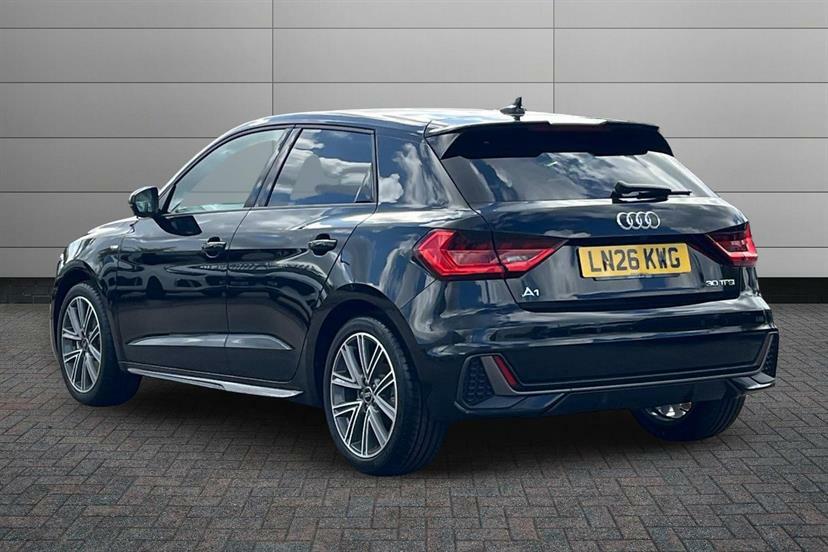 Audi A1 30 Tfsi S Line S Tronic Tech Pack LN26KWG Black #3