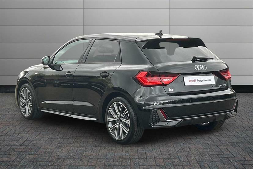 Audi A1 30 Tfsi S Line S Tronic Tech Pack LN26KVG Black #3