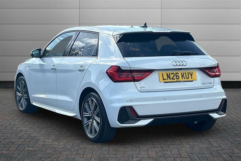 Audi A1 30 Tfsi S Line S Tronic Tech Pack LN26KUY White #3