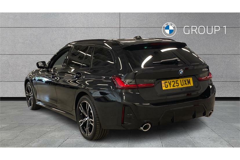 BMW 3 Series 330E 22.3 Kwh M Sport Step GY25UXM Black #2