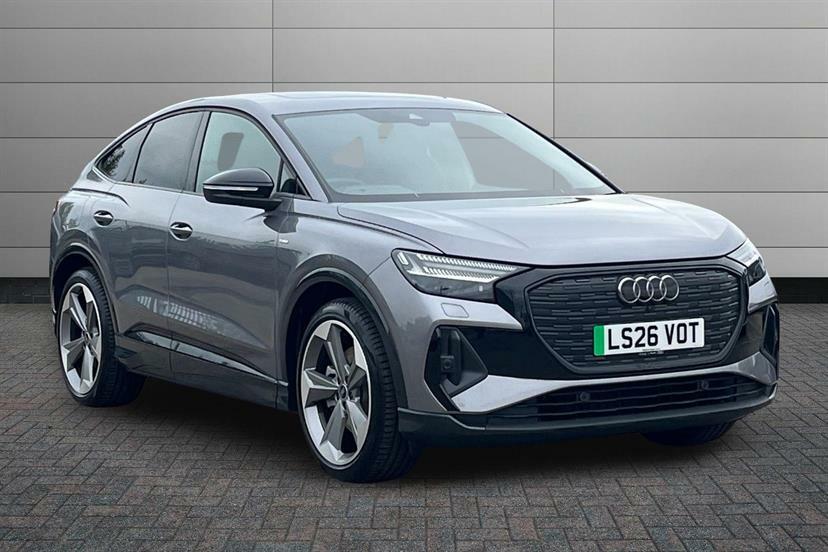 Audi Q4 E Tron 210Kw 45 82Kwh Black Edition Tech Pack Grey