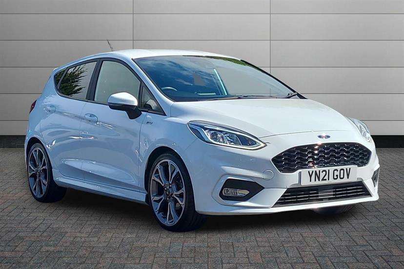 Ford Fiesta 1.0 Ecoboost Hybrid Mhev 125 St-line X Edition White
