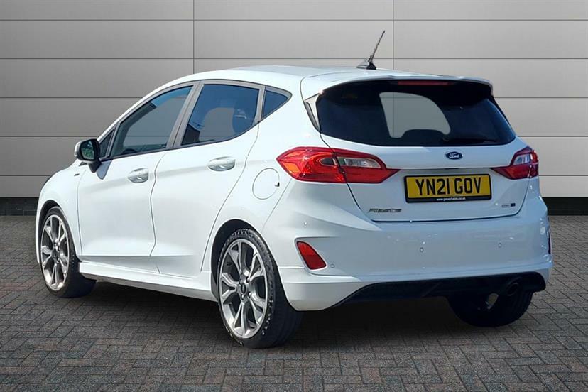 Ford Fiesta 1.0 Ecoboost Hybrid Mhev 125 St-line X Edition YN21GOV White #3