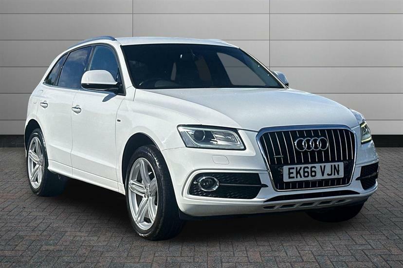 Audi Q5 2.0 Tdi 190 Quattro S Line Plus S Tronic White