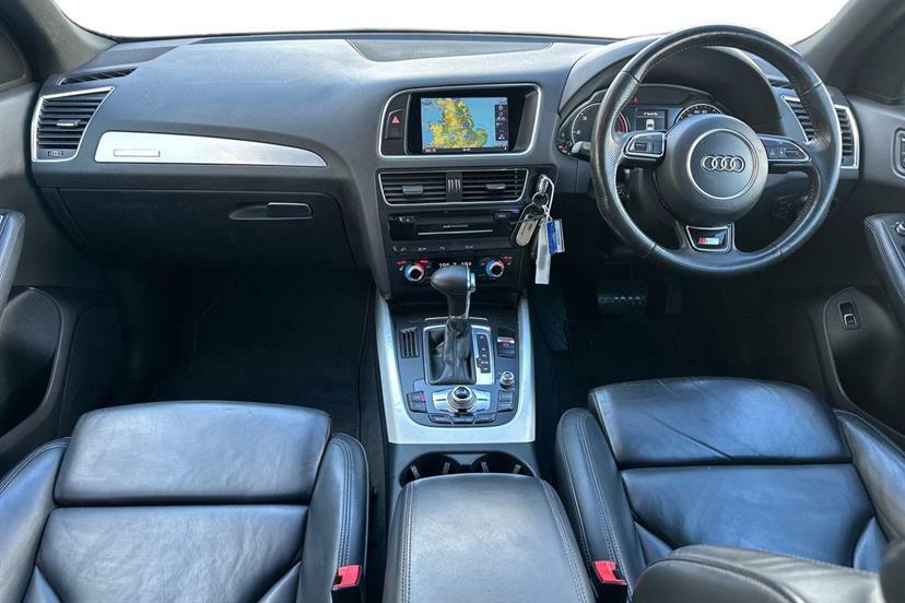 Audi Q5 2.0 Tdi 190 Quattro S Line Plus S Tronic EK66VJN White #6