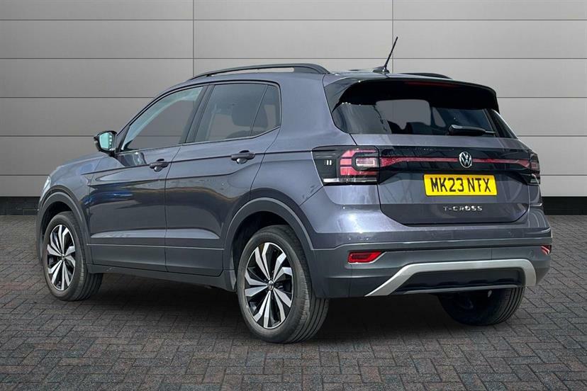 Volkswagen T-Cross 1.0 Tsi Black Edition MK23NTX Grey #3