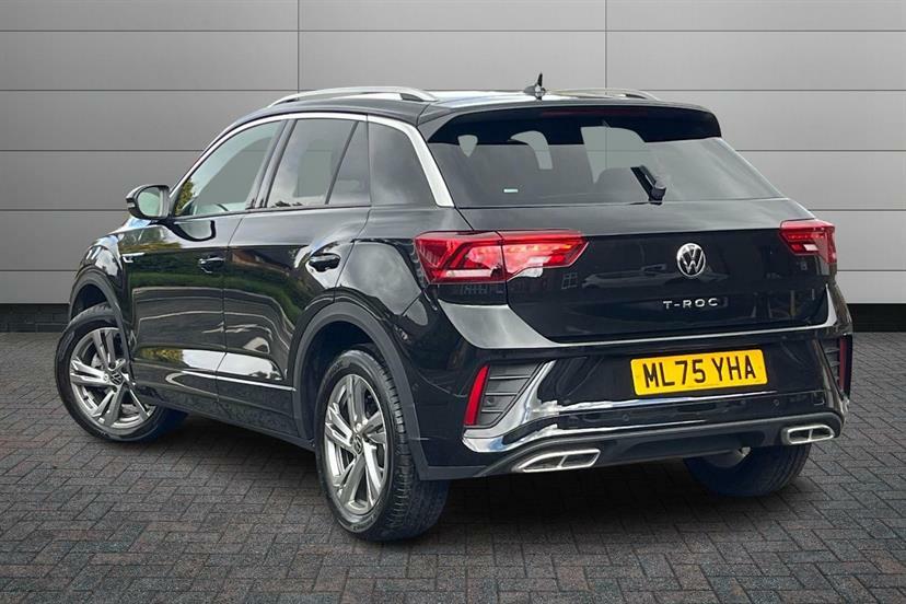 Volkswagen T-Roc 1.5 Tsi R-line Dsg ML75YHA Black #3