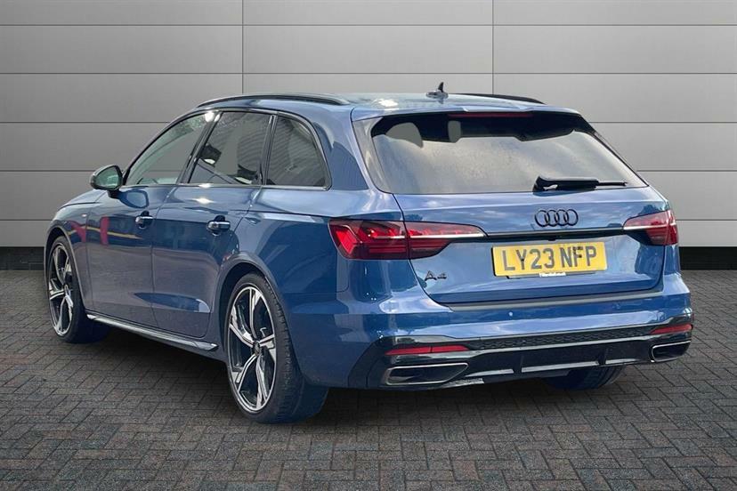 Audi A4 40 Tfsi 204 Black Edition S Tronic Cs LY23NFP Blue #3