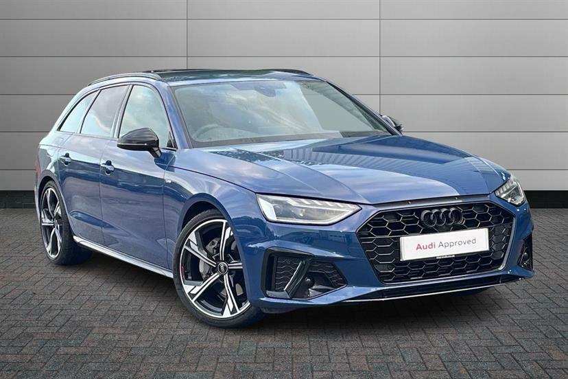Audi A4 40 Tfsi 204 Black Edition S Tronic Cs Blue