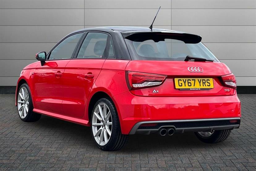Audi A1 1.4 Tfsi S Line S Tronic GY67YRS Red #3
