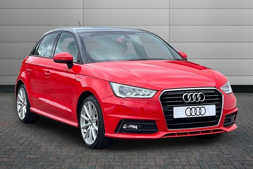 Audi A1 1.4 Tfsi S Line S Tronic GY67YRS Red