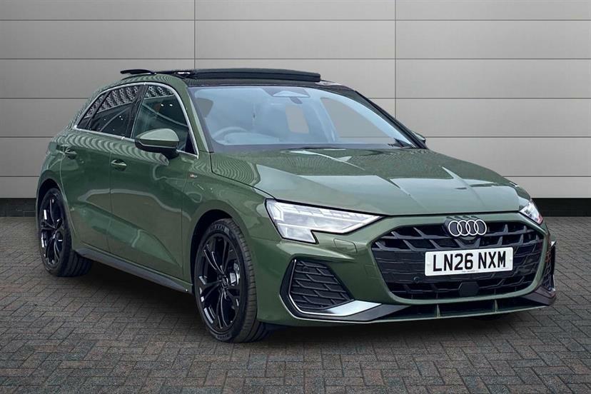Audi A3 1.5 Tfsi 116 S Line S Tronic Tech Pack Pro Green