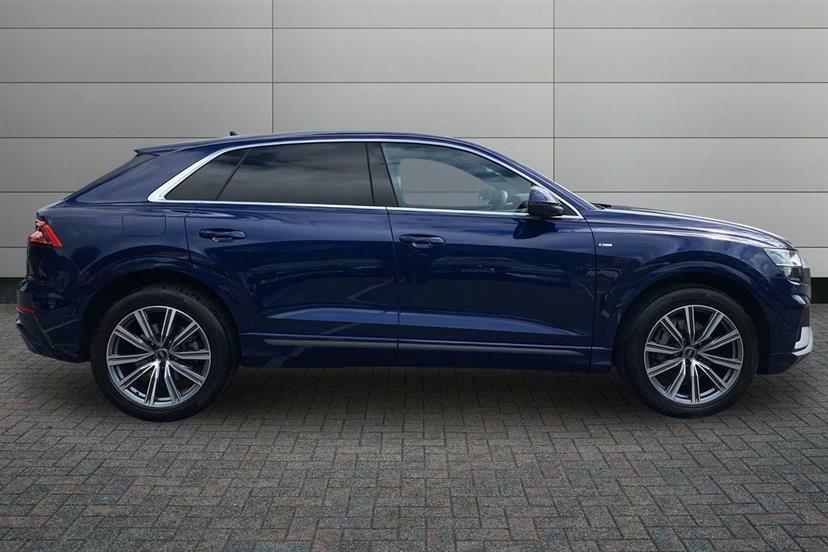 Audi Q8 55 Tfsi Quattro S Line Tiptronic Leather Blue #4