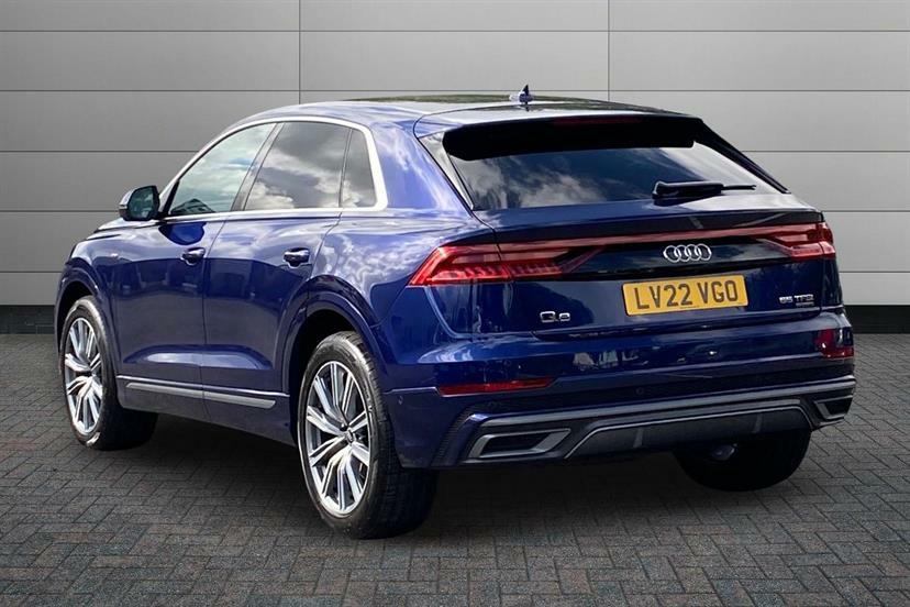 Audi Q8 55 Tfsi Quattro S Line Tiptronic Leather Blue #3