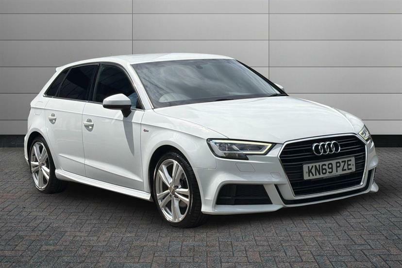 Audi A3 30 Tfsi 116 S Line Tech Pack White